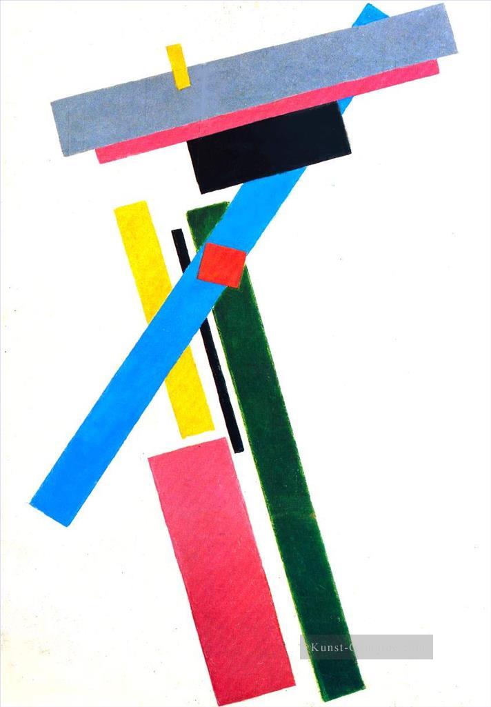 suprematistische Konstruktion 1915 Kazimir Malewitsch abstrakt Ölgemälde